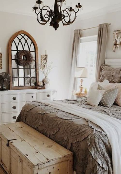 Schlafzimmer im Landhausstil rustikal einrichten